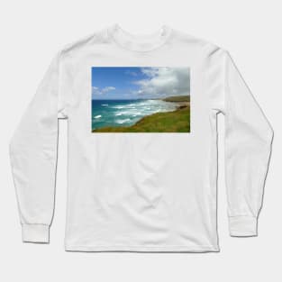 Perran Bay, Cornwall Long Sleeve T-Shirt